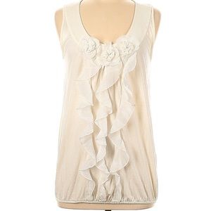 Loft ruffle top